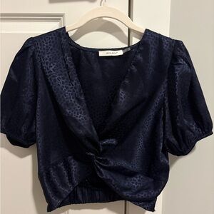 Navy Blue Women's Top